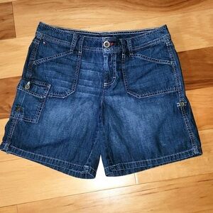 Tommy Hilfiger Women's Dark Blue Cargo Shorts